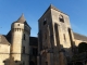 le-chateau-et-le clocher porche de l'églie Notre Dame de l'Assomption.