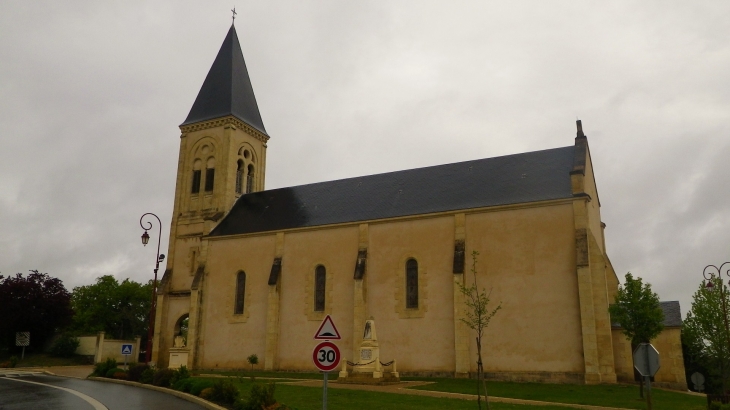 L'église XIXème. - Saint-Géraud-de-Corps
