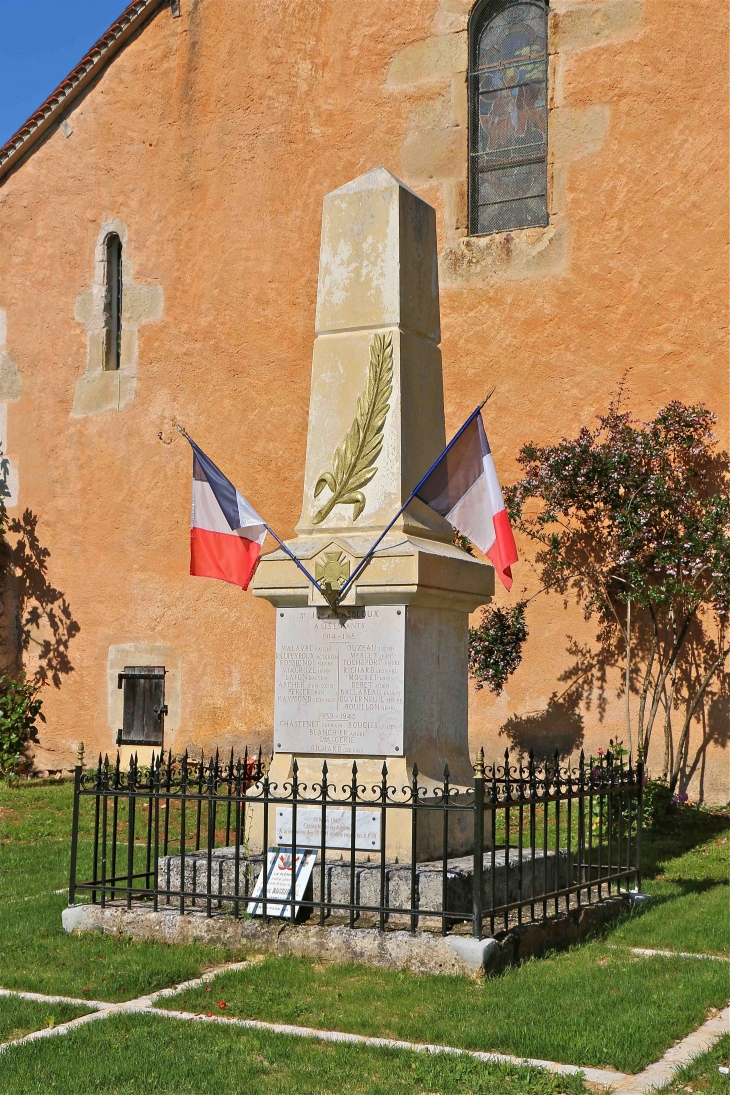 Le Monument aux Morts - Saint-Jory-las-Bloux