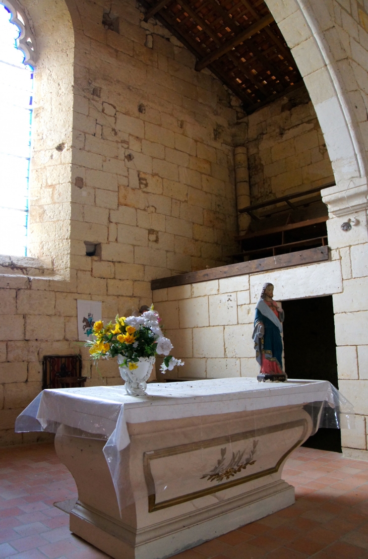 Détail du choeur. - Saint-Louis-en-l'Isle