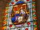 Saint-Louis avec sa Mère - vitrail de Gustave Pierre Dagrant.