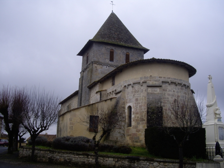 L'église romane (MH). - Saint-Martin-de-Gurson