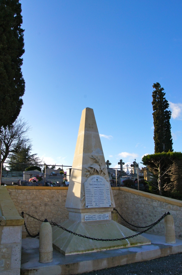 Monument aux Morts de la guerre 14/18 - Saint-Nexans