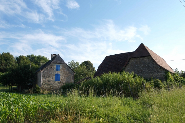 Maisons du village. - Saint-Rabier