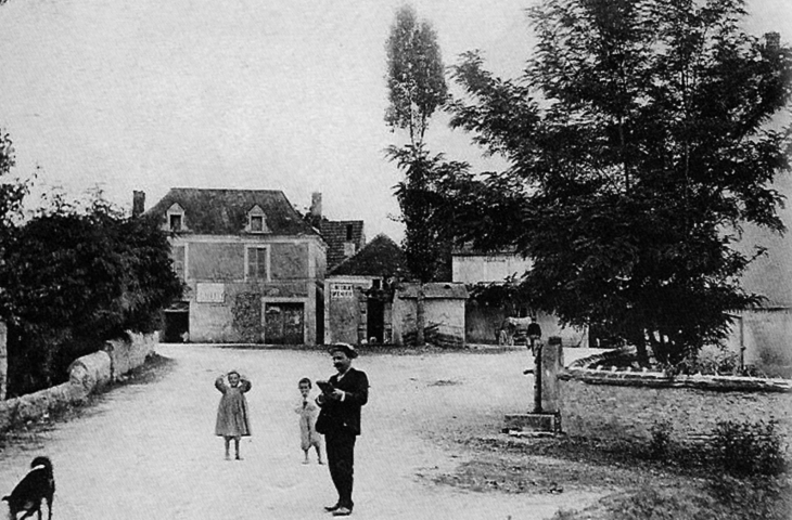 Le village, début XXe siècle (carte postale ancienne). - Sainte-Eulalie-d'Ans