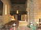 Eglise romane : la nef du choeur vers le portail