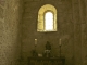 Eglise romane : petite chapelle à gauche du choeur.