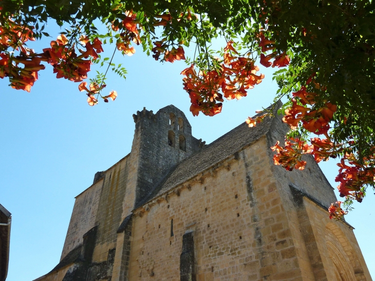 L'église Saint Pantaleon, fortifiée, XII° - Sergeac