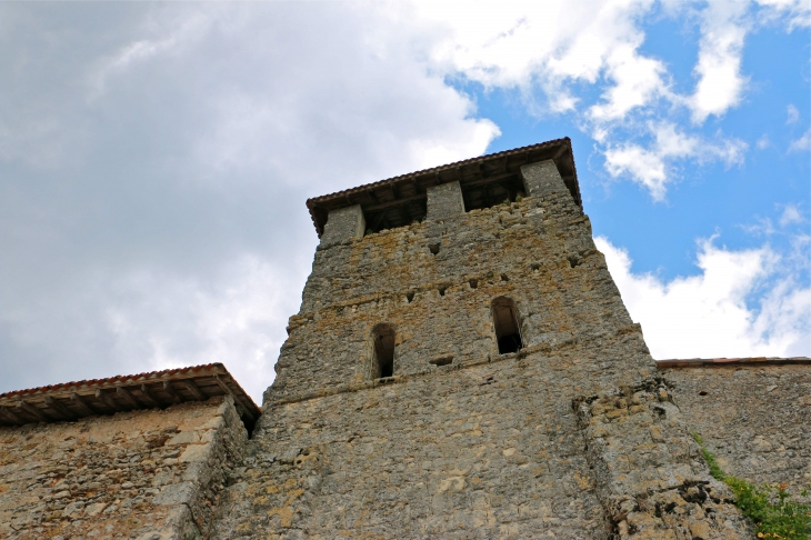 Le clocher de l'église Saint Pierre ès Liens - Siorac-de-Ribérac