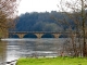 Photo précédente de Trémolat Le Pont de chemin de fer sur la Dordogne.