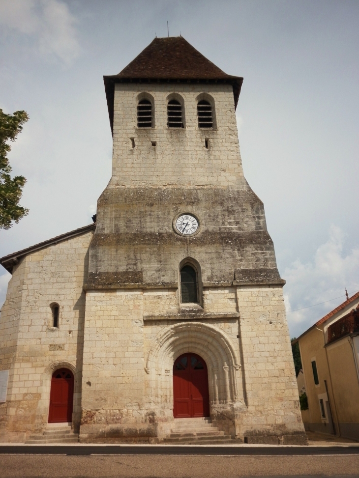 Le clocher de l'église XVIème. - Vanxains