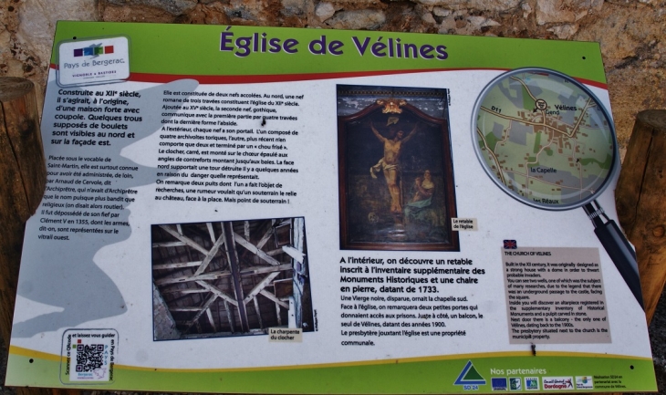 -église Saint-Martin - Vélines