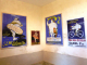 intérieur du château de Marqueyssac : exposition O'GALOP  créateur du Bibendum Michelin