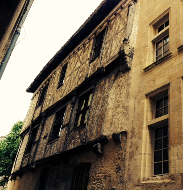 Ancienne maison à pans de bois XVIème, rue Pilet. - Bordeaux