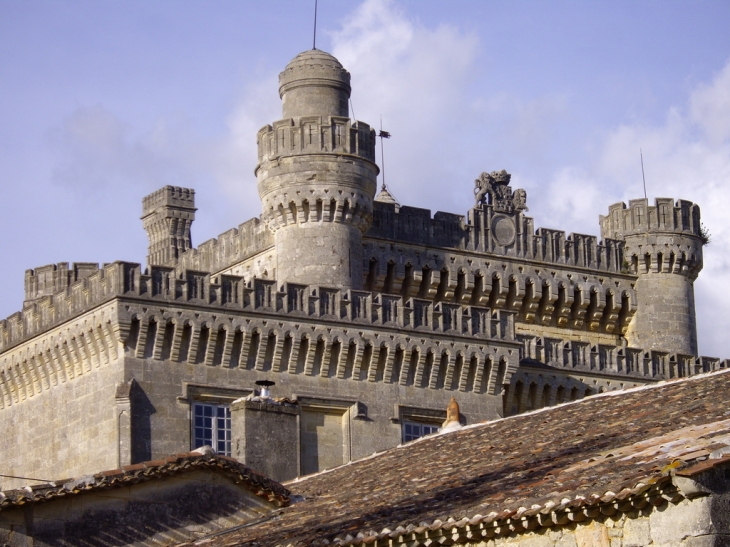 Château de Camarsac 14ème restauré 19ème.