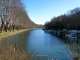Le canal latéral à la Garonne, écluse de Mazérac.