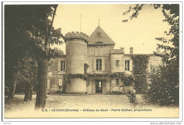 Château du Seuil 1904 - Cérons