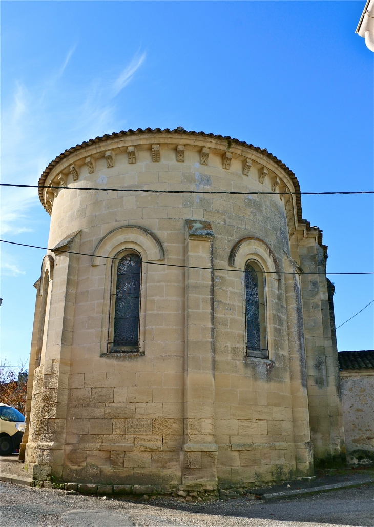 Le chevet de l'église Notre Dame - Frontenac