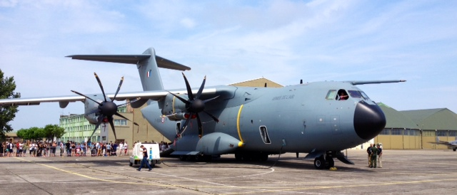 L'Airbus A400M, avion de transport militaire de l'armée de l'air. - La Teste-de-Buch