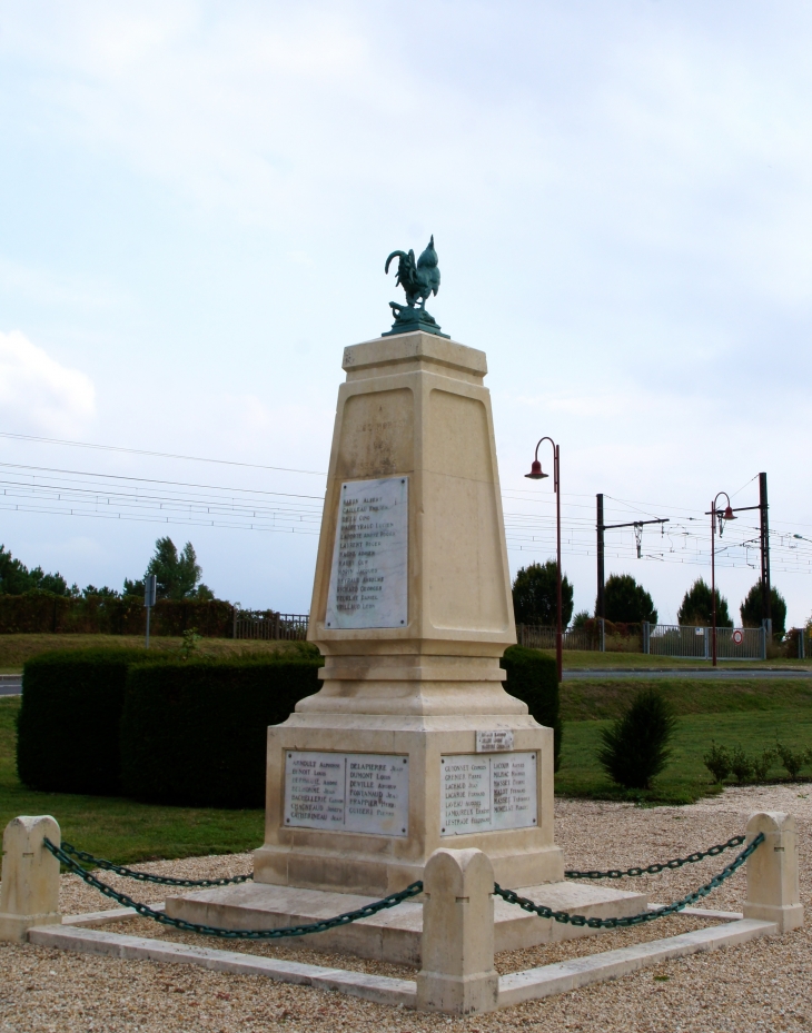 Le Monument aux Morts - Les Églisottes-et-Chalaures