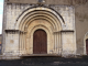 Photo suivante de Marcillac Le portail de l'église.