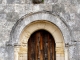 Portail de la façade occidentale de l'église saint Hilaire.