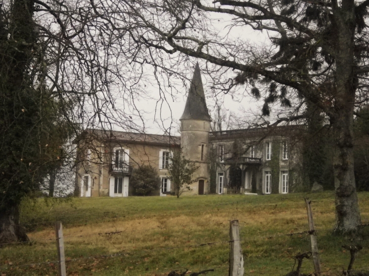 Château de l'Espinglet 1750, domaine viticole. - Rions