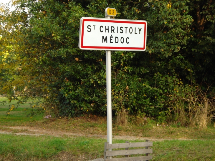 Entrée du village - Saint-Christoly-Médoc