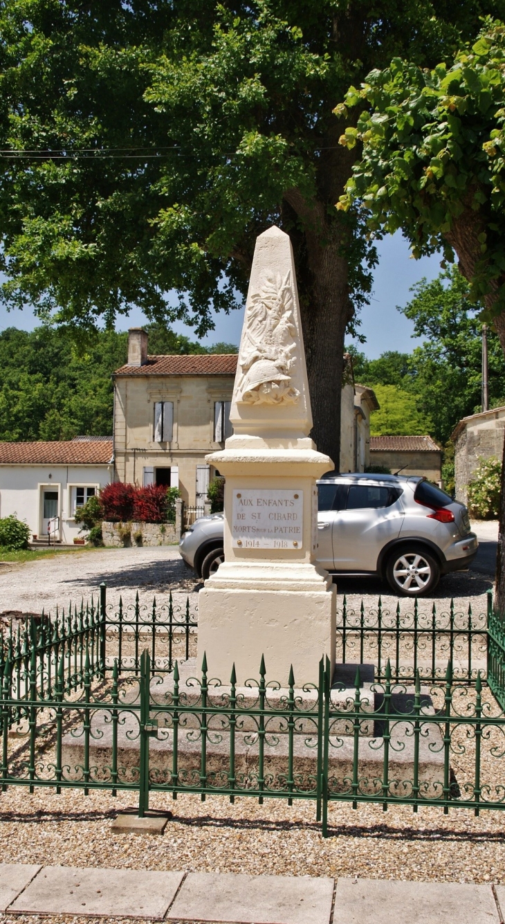 Monument aux Morts - Saint-Cibard