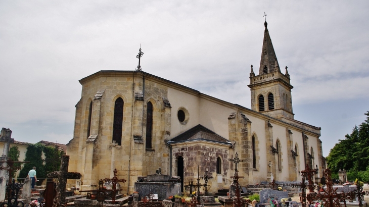 <<église Saint-Gènes  - Saint-Genès-de-Castillon