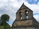 Photo suivante de Saint-Genès-de-Lombaud Clocher pignon de l'église Notre Dame de tout espoir.