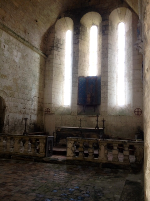 Intérieur de la chapelle. - Saint-Laurent-d'Arce