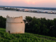 Photo précédente de Saint-Seurin-de-Bourg Une tour au milieu des vignes au dessus de la Dordogne.
