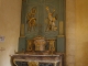 Retable en bois sculpté 17ème (C) provenant de l'église de Bossugan.