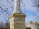 Statue de la Vierge prés de l'église XIXème.