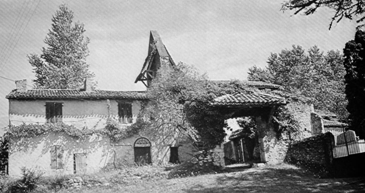 L'église Saint-Jean-Baptiste (photo 1980, eglises anciennes du Gabardan). - Baudignan