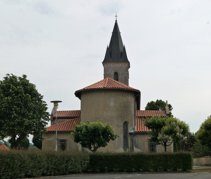 L'église - Bordères-et-Lamensans