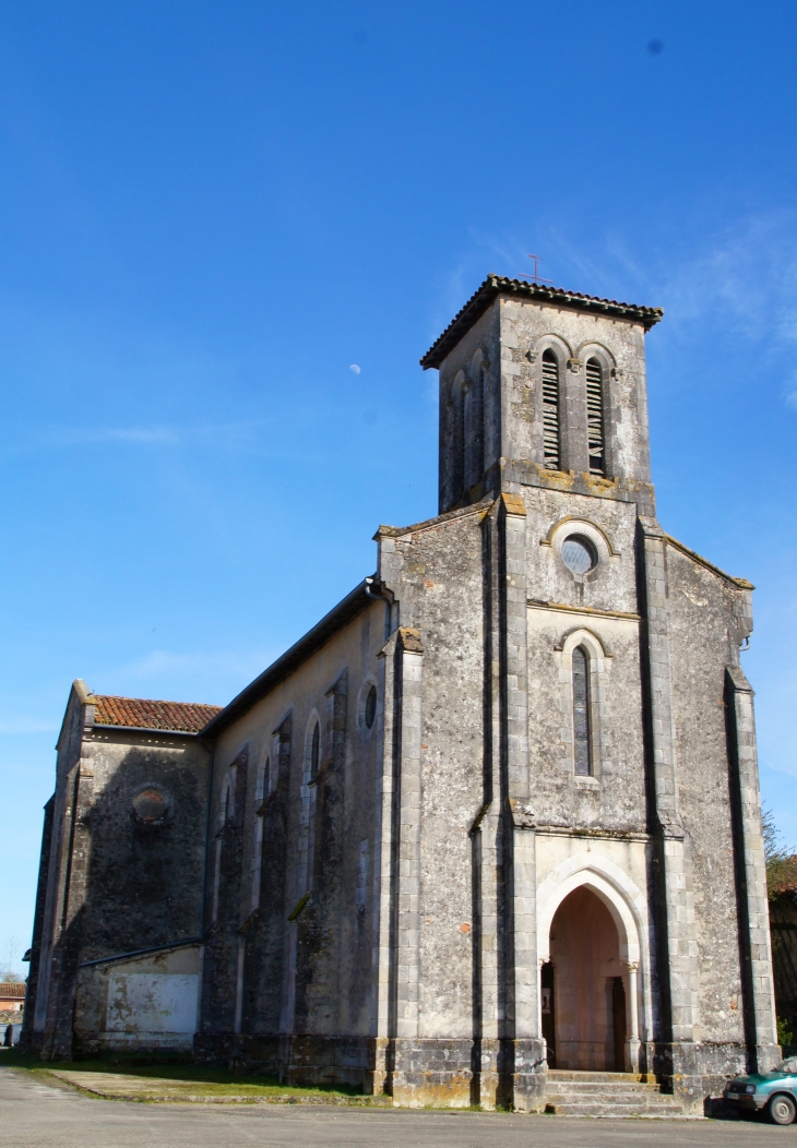 Eglise Saint-Barthélémy, XIIIe siècle. - Créon-d'Armagnac