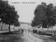 Début XXe siècle, place de la fontaine (carte postale ancienne).