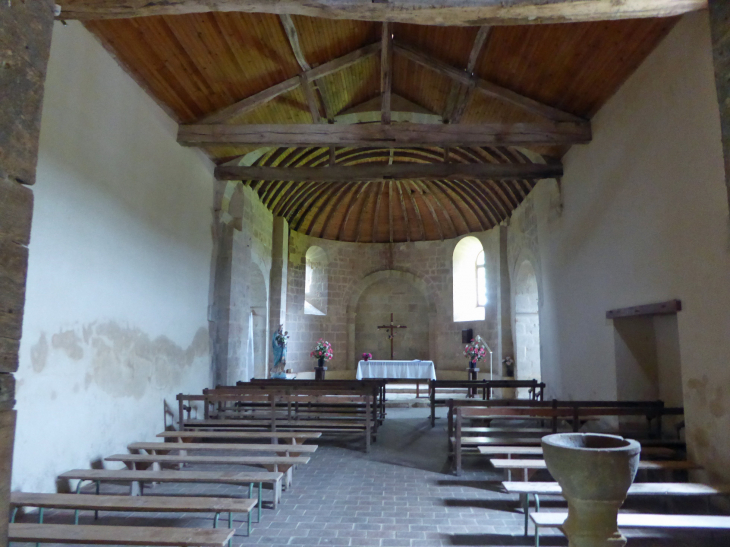 Dans l'église de Sensacq - Miramont-Sensacq