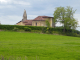 vue sur l'église de Sensacq