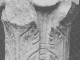 Photo précédente de Parleboscq L'église de Saint-Cricq ayant été choisie comme église principale de la commune on y a entreposé : un chapiteau de marbre de l'église de Mura ( photo 1980, eglises anciennes du Gabardant).