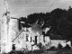Photo suivante de Rimbez-et-Baudiets D'emblée, le visiteur est frappé par l'allure fière et imposante de son clocher-mur flanqué d'une tourelle, mais aussi par la complication de ses volumes (photo 1980, eglises anciennes du Gabardan).