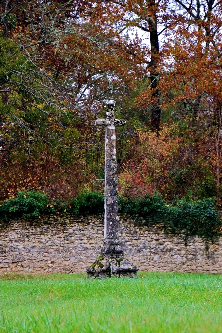 Croix de pierre...L'église Saint Martin de Noët - Saint-Justin