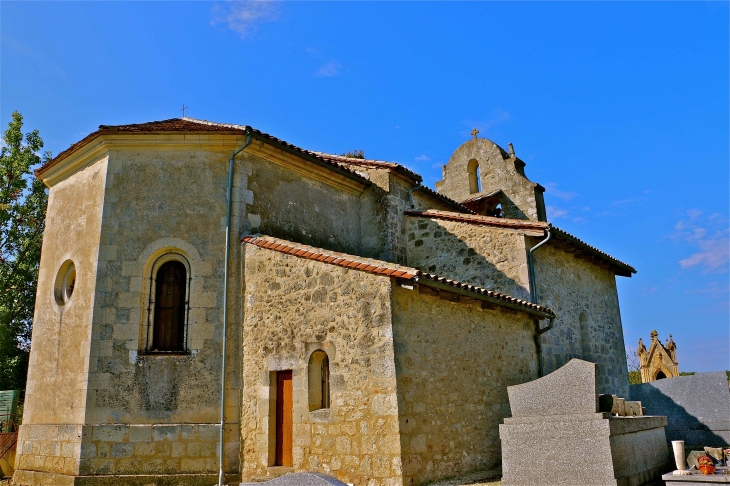 L'église Saint Saturnin, romane - Agnac