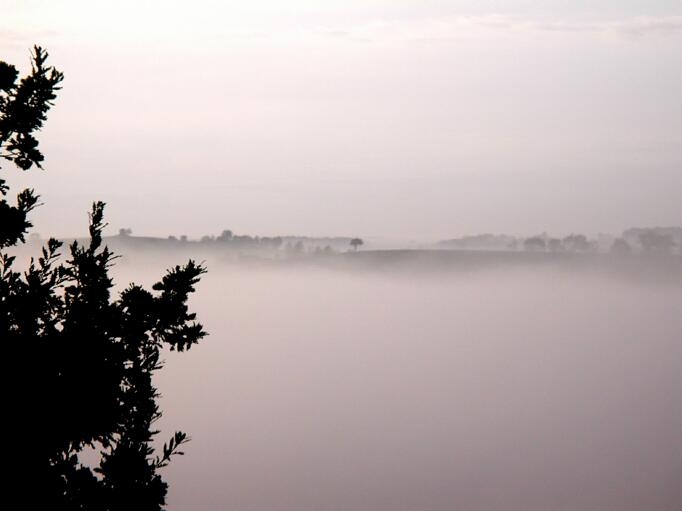 Petit matin sur le coteau - Bajamont