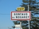 Autrefois : jusqu'en 1965, la commune était citée sous le nom de Gontaud.