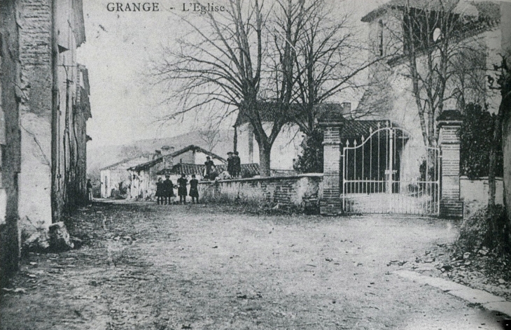 Debut-xxe-siecle-l-eglise Saint-Côme et Saint-Damien, XIIe siècle (carte-postale-ancienne) - Granges-sur-Lot