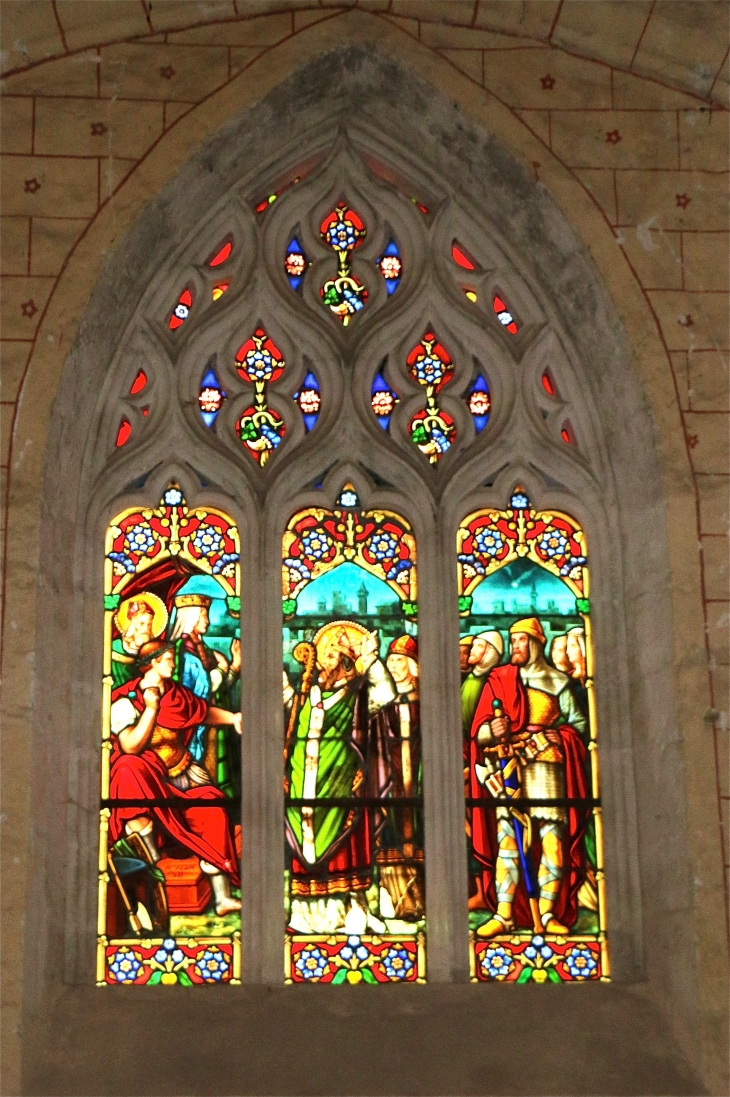 Vitrail de l'église Saint Germain - La Sauvetat-du-Dropt