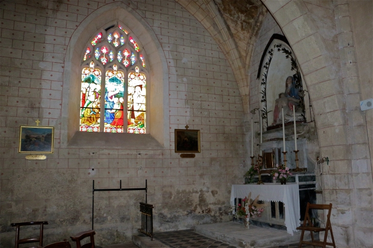 Eglise Saint Germain : chapelle latérale - La Sauvetat-du-Dropt